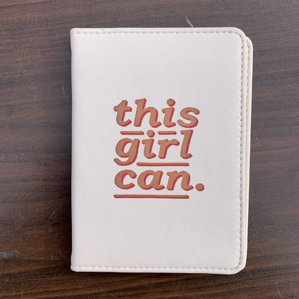 Fringe “This Girl Can” passport holder